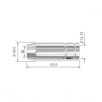 Сопло газовое PARKER для горелок STH150E/SGB1500 (коническое, d=12.0x53.0x1.0 мм, упаковка - 5 шт.)