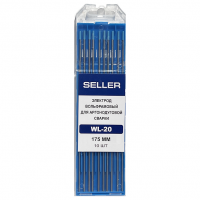 Электрод вольфрамовый SELLER WL20 (d=2.0x175мм, AC/DC, синий, упаковка 10 шт.)