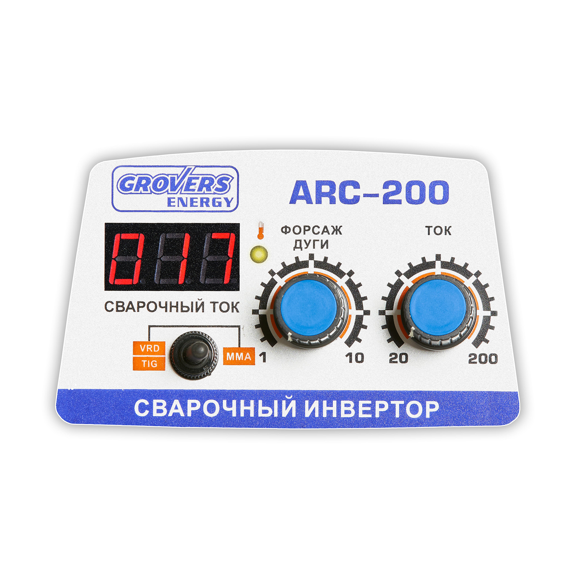 Сварочный инвертор GROVERS ENERGY ARC-200 (LIFT TIG, VRD) | SVARMA