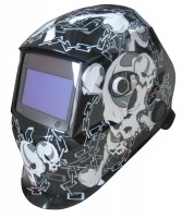 Сварочная маска «Хамелеон» Aurora SUN-7 Chain c увеличенным светофильтром