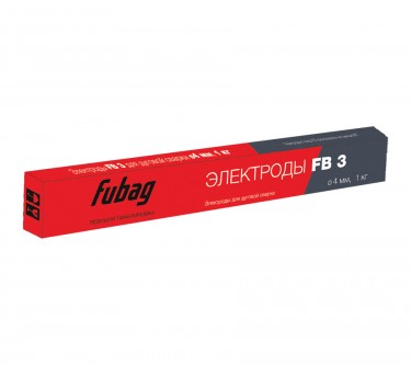Электроды Fubag FB 3 D=4.0 мм, 0.9 кг