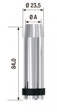 Сопло газовое горелки Fubag FB 360 (d=12.0x84 мм, 2 шт.)