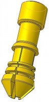 Цанга зажимная Агни 502 (укороченная, М8х1, D=3.2 мм)