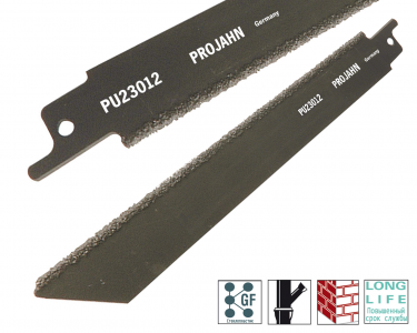 Пилка для лобзика PROJAHN PU23012 (Riff, 210 мм, чугун/керамика/стекловолокно/пластмасса)