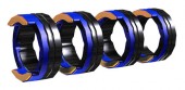 Ролики подающие EWM FUEL 4R 1.0 MM/0.04 INCH BLUE/ORANGE (порошковая 0.9-1.0 мм, D=37 мм, V-паз, синий-оранжевый, 4 шт.)