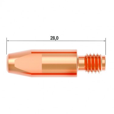 Контактный наконечник Fubag (M6х28 мм, CuCrZr, d=1.2 мм, 25 шт.)