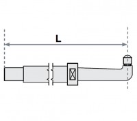 Плечо нижнее прямое Fubag для серии SG 8-12-18-25 (O 30 x 200 мм)