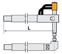 Плечо верхнее прямое Fubag для серии SG 8-12-18-25 (O 30 x 200 мм)