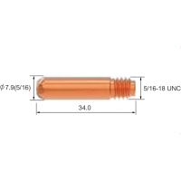 Контактный наконечник для горелки PARKER TRG ICON 300A/400A/500A (d=1.2x34x0.045мм, ECU)