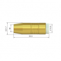 Сопло газовое для горелки PARKER BN/BNQ 400E (сильно коническое, латунное, D12.7/66.6/2.85мм, упак. - 5 шт.)