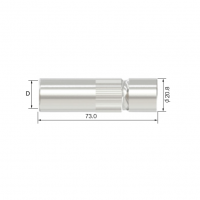 Сопло газовое для горелки PARKER PNA 350A (цилиндрическое, D16.0/73.0/2.50мм, упак. - 5 шт.)
