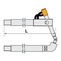 Плечо верхнее наклонное Fubag (d=40x300 мм, для серии SG 36-42)