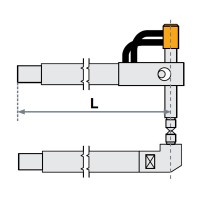 Плечо верхнее прямое Fubag (d=40x200 мм, для серии SG 36-42)