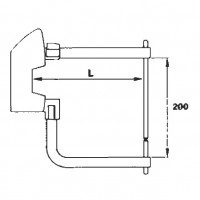 Комплект плечей TECNA 7511 (125 мм, электроды 10 мм, для 7900, 7902, с увеличенным раствором)