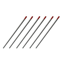 Вольфрамовый электрод ССВ WT-20 (d=4.0 мм, 175 мм, красный)