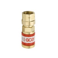 Быстросъем для регулятора GCE QC-010 (горючий газ, G3/8"LH, "мама", замена 30013757)