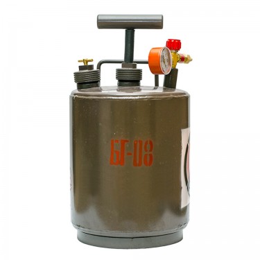 Бачок для жидкого горючего ПТК БГ-08 (8 л, 0.3 МПа, манометр)