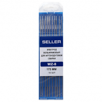 Электрод вольфрамовый SELLER WZ8 (d=2.4x175мм, AC, белый, упаковка 10шт.)