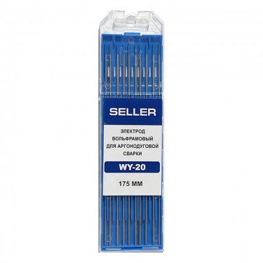 Электрод вольфрамовый SELLER WY20 (d=3.0x175мм, DC, темно-синий, упаковка 10 шт.)