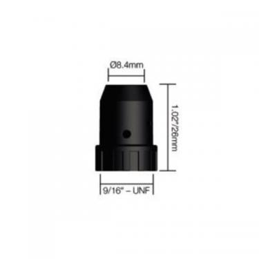 Диффузор газовый горелки PARWELD XP8 200A/300A (M8x26мм, пластик)