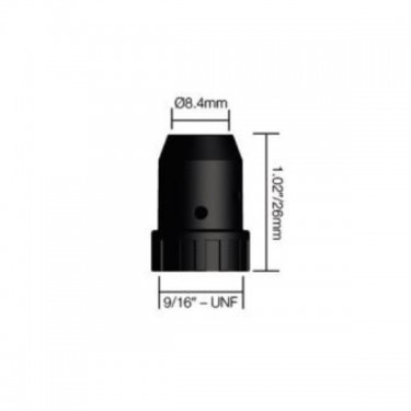 Диффузор газовый горелки PARWELD XP8 200A/300A/320W (M8x26мм, силикон)
