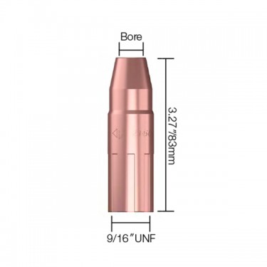 Сопло газовое горелки PARWELD TWC PA No-2/3 (10x83мм)