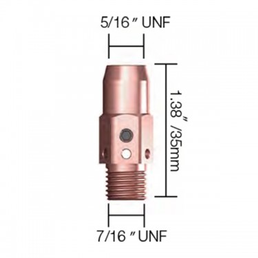 Держатель наконечника горелки PARWELD TWC PA No-5 (5/16