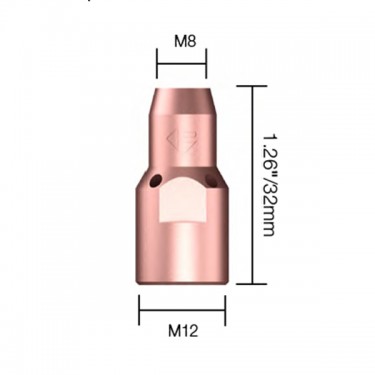 Держатель наконечника горелки PARWELD ESB PSF400/405 (M8x32.0xM12)