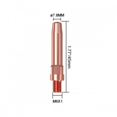 Контактный наконечник PARWELD OTC350A/500A (d=1.2мм, CuCrZr, M6*1x7.8x45мм)