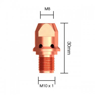 Держатель наконечника горелки PARWELD KMP MT38/KMG40 (M8x30xM10*1, упаковка 5 шт.) 4255420