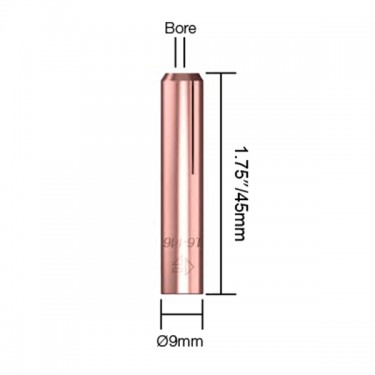 Цанга стандартная горелки PARWELD (d=4.0мм, 45x9мм) PRO55/PRO250A