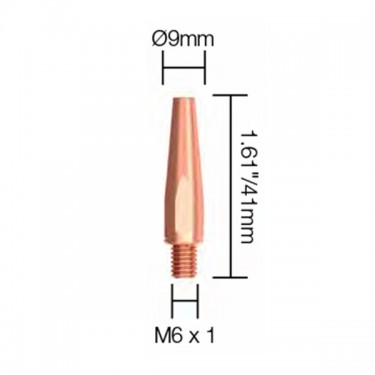 Контактный наконечник PARWELD PNA (d=1.0мм, CuCrZr, M6x1x41x9мм)