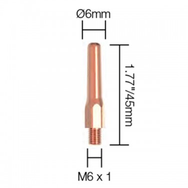 Контактный наконечник PARWELD PNA (d=0.8мм, CuCrZr, M6x1x45x6мм)