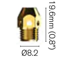 Держатель цанги горелки PARWELD HD (усиленная, d=3.4мм, 8.2x19.6мм) PRO/ECR/WP 18SC