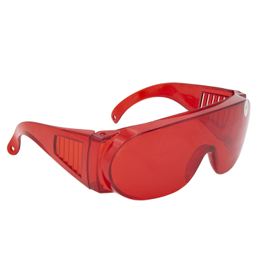 Очки защитные START KWIK (красные, поликарбонат)