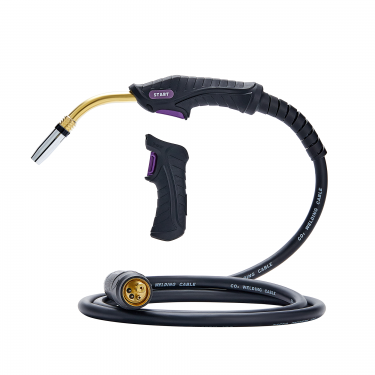 Горелка для полуавтомата START everGUN M24 5м (250А, ПВ=60%, 0.8-1.2мм, рукоятка, евроадаптер)