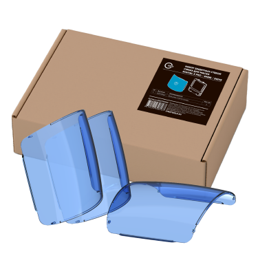 Набор защитных стекол синих для маски START Digital X PRO, SHINE, DRIVE (3 шт.)