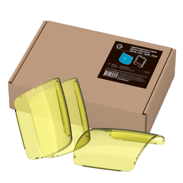 Набор защитных стекол желтых для маски START Digital X PRO, SHINE, DRIVE (3 шт.)