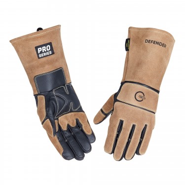 Краги из спилка и кожи START DEFENDER (MMA/MIG/TIG/CUT/Монтажные работы)