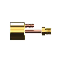 Корпус адаптера центрального разъема PARWELD TIG TGC-2/TGC-5 (выход газа отдельно/подключение к силовому кабелю M10)