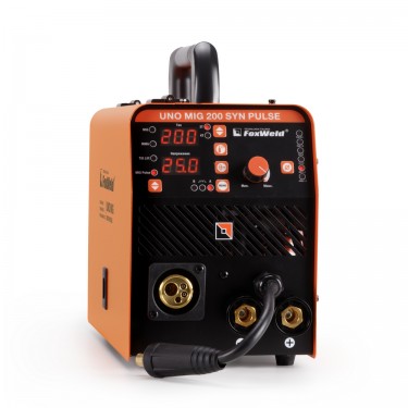 Сварочный полуавтомат FoxWeld UNO MIG 200 SYN PULSE (220В, 200А,ПВ=60%, пульс, синергетика, сварка алюминия)