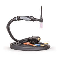 Горелка аргонодуговая FoxWeld SAGGIO TIG-18 FLEX U/D 4м (350А, ПВ=100%, 35-50 мм², 5Pin, 3 кнопки, ж/о)