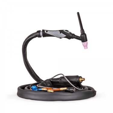 Горелка аргонодуговая FoxWeld SAGGIO TIG-550 4м (550А, ПВ=100%, 35-70 мм², 5Pin, б/р (газ, вода), 1 кнопка)