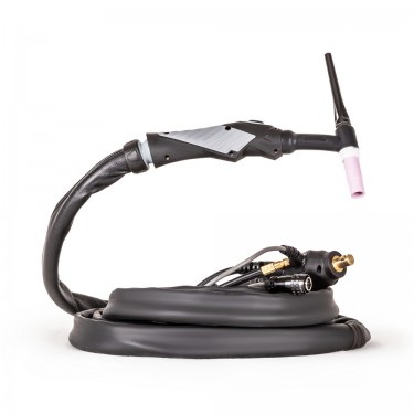 Горелка аргонодуговая FoxWeld SAGGIO TIG-26 FLEX 4м (200А, ПВ=60%, 35-50 мм², 5Pin, б/р (газ), 1 кнопка)