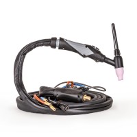 Горелка аргонодуговая FoxWeld SAGGIO TIG-550 U/D 8м (550А, ПВ=100%, 35-70 мм², 5Pin, б/р (газ, вода), 3 кнопки, ж/о)