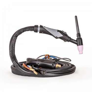 Горелка аргонодуговая FoxWeld SAGGIO TIG-550 U/D 8м (550А, ПВ=100%, 35-70 мм², 5Pin, б/р (газ, вода), 3 кнопки, ж/о)