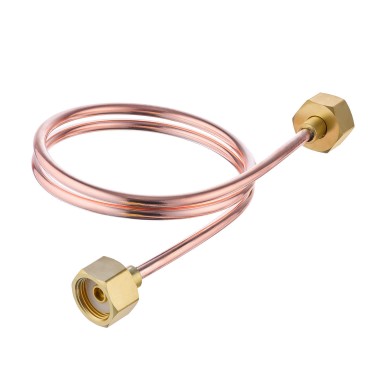 Устройcтво для заправки баллонов ПТК (змеевик, медь, 1000мм, G3/4-G3/4)