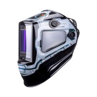 Сварочная маска «Хамелеон» FoxWeld FOXCRAFT "галактика" (ф-р 9700V) (DIN4/5-9/9-13, 0.04мсек, 100х93мм)