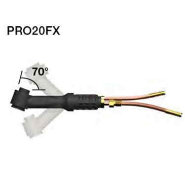 Голова горелки PARWELD PRO20FX (гибкая, 56мм, 70°, 5/16