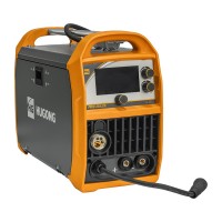 Сварочный полуавтомат HUGONG PMIG 200 III LCD (220В, ПВ=40%, синергетика, двойной пульс, сварка алюминия)